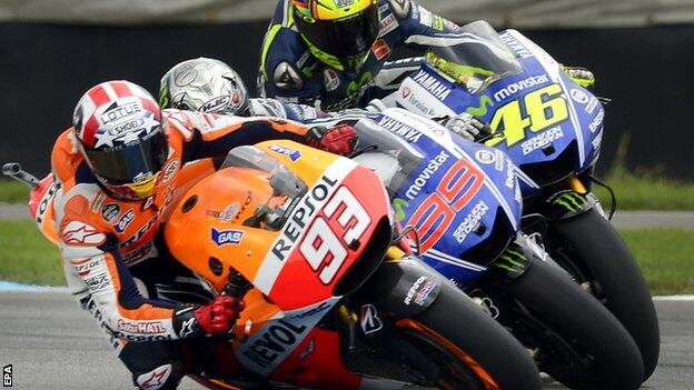 Giacomo Agostini……Marc Marquez pecicilan ?. Memang harus begitu !!