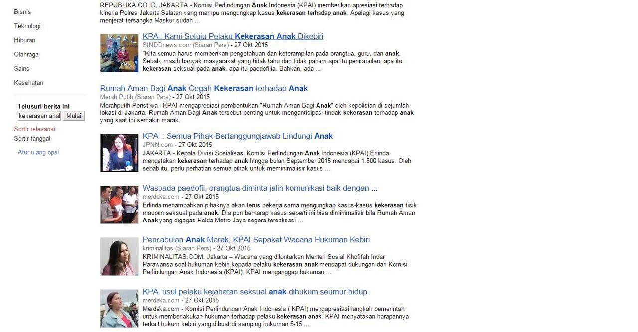 KEKERASAN ANAK: MENCARI PELAKU ATAU MENCEGAH??