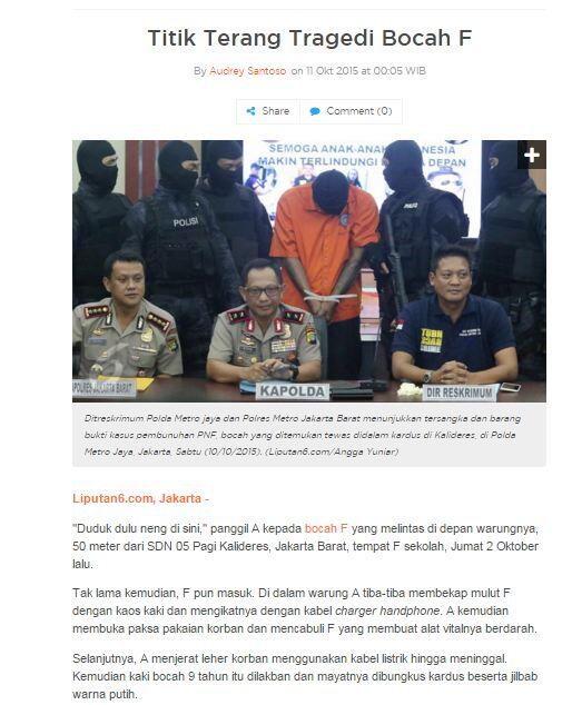 KEKERASAN ANAK: MENCARI PELAKU ATAU MENCEGAH??