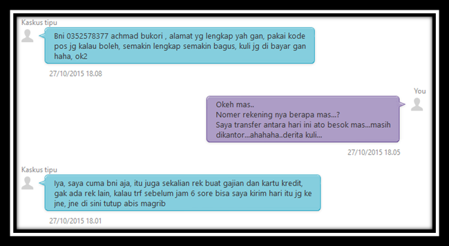 SURAT TERBUKA KEPADA PENIPU --&amp;gt; IRONMAN &lt;-- AKA ACHMAD BUKORI AKA ORI