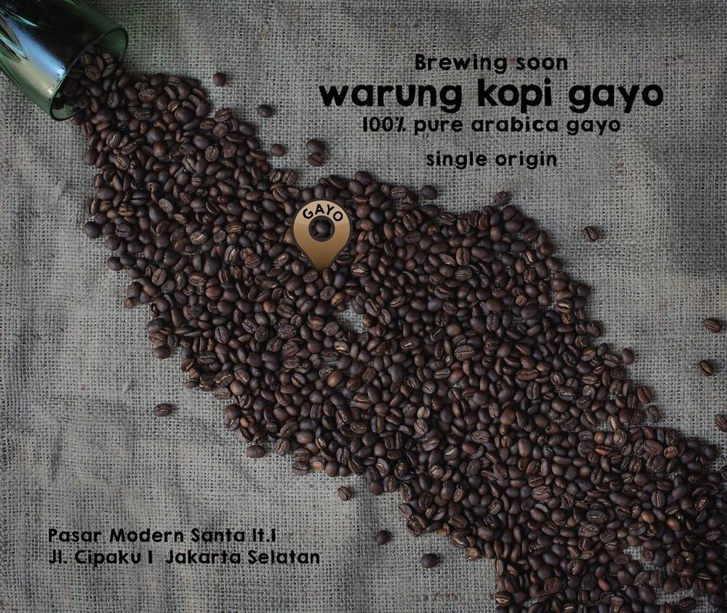 Warung Kopi Gayo - Kedai kopi Arabica cita rasa asli Aceh!