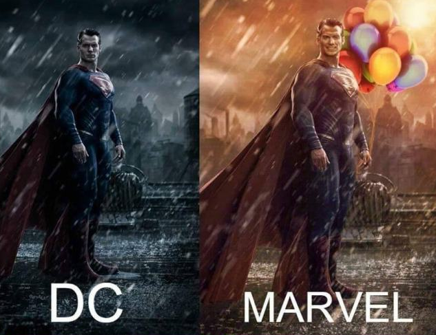 Perbedaan DC vs MARVEL