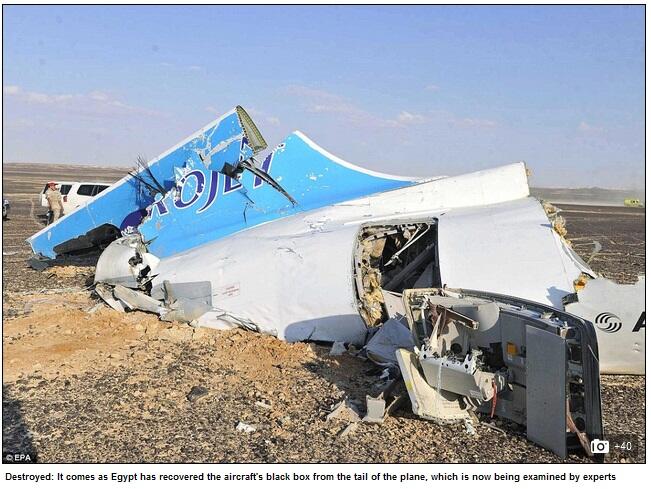 Pesawat Rusia Bawa 224 Orang Jatuh di Mesir