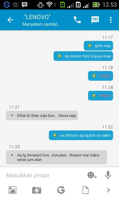 PENIPUAN BELANJA ONLINE HP OL*.CO.ID ATAS NAMA AHMAD RIDWAN