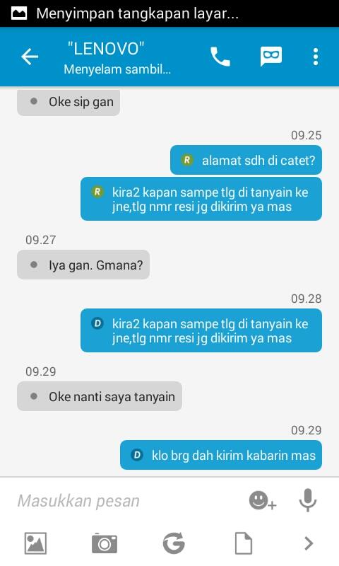 PENIPUAN BELANJA ONLINE HP OL*.CO.ID ATAS NAMA AHMAD RIDWAN