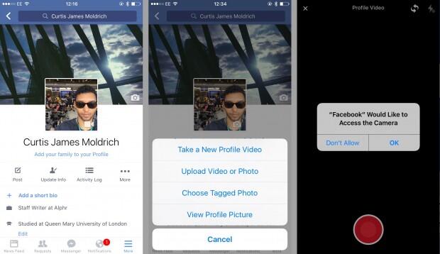 &#91; IPHONE USER &#93; Fitur Baru Foto Profil Facebook Dapat Berformat Video 7 Detik