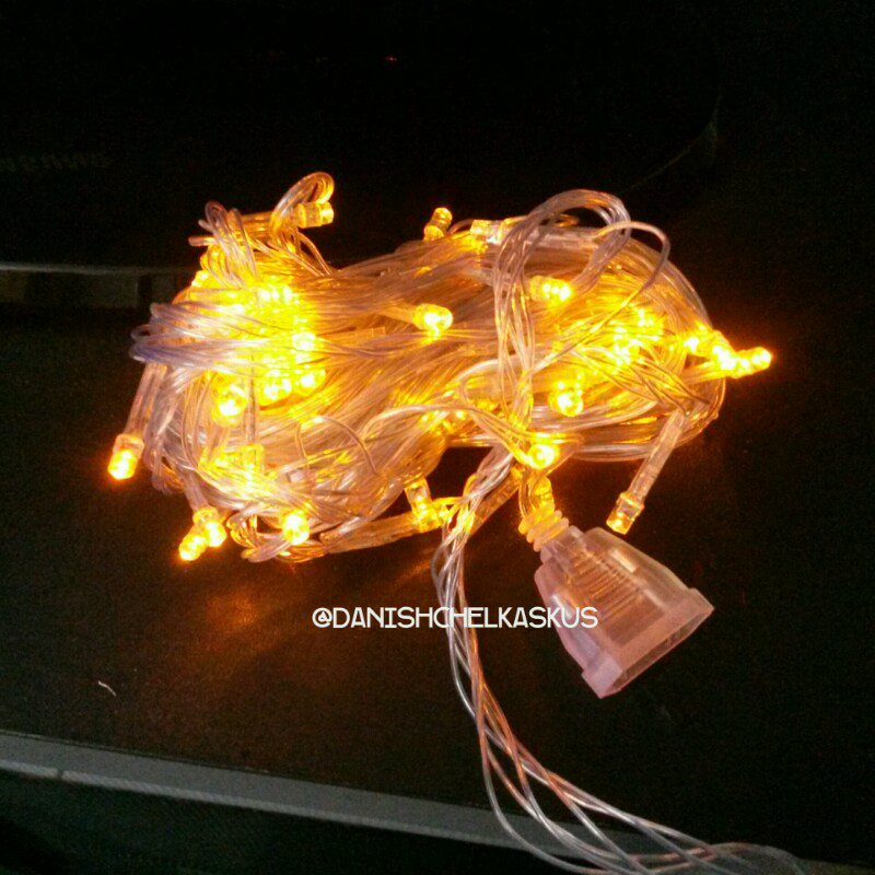 Terjual LAMPU HIAS LED PANJANG 10m  aneka warna KASKUS