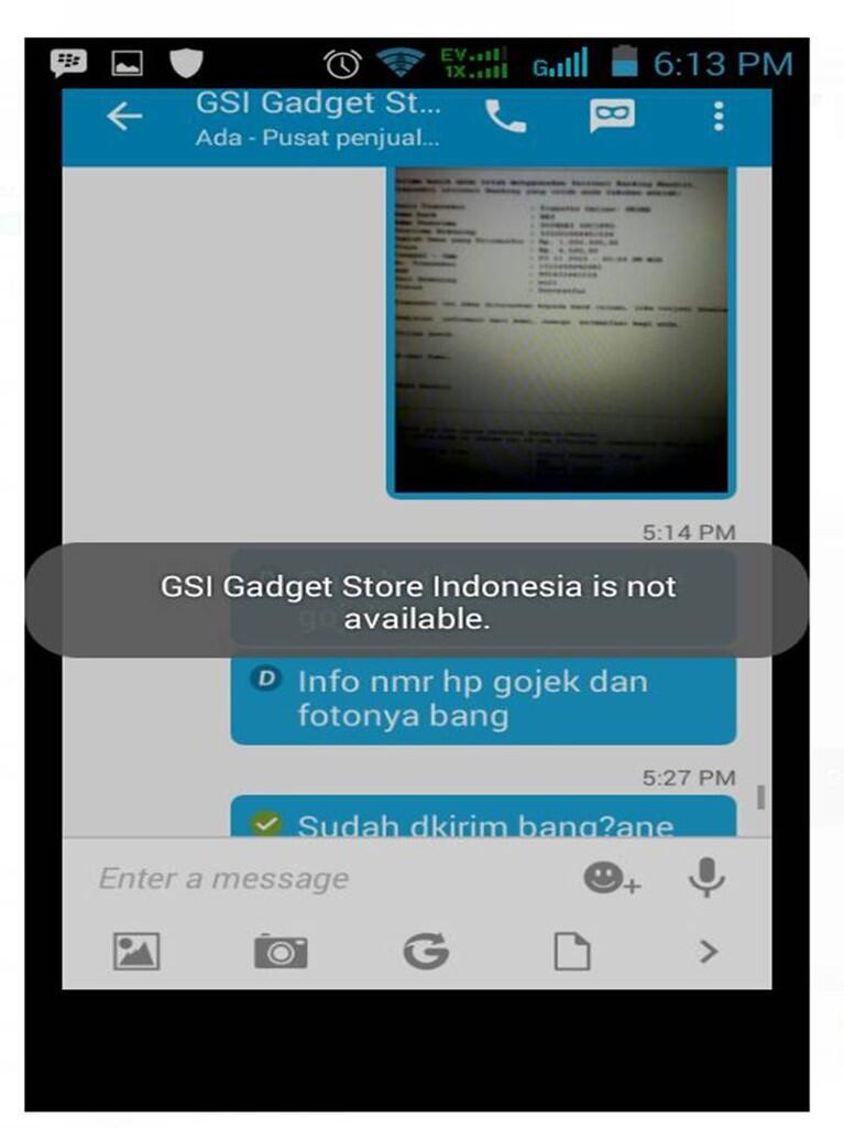 PENIPUAN ONLINE SHOP