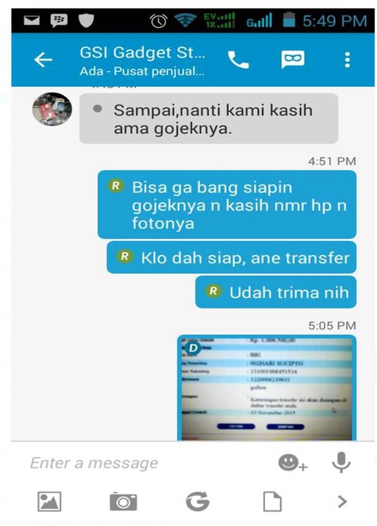 PENIPUAN ONLINE SHOP