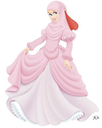 Ketika 10 Karakter Disney ini berhijab ! menurut agan gimana ?