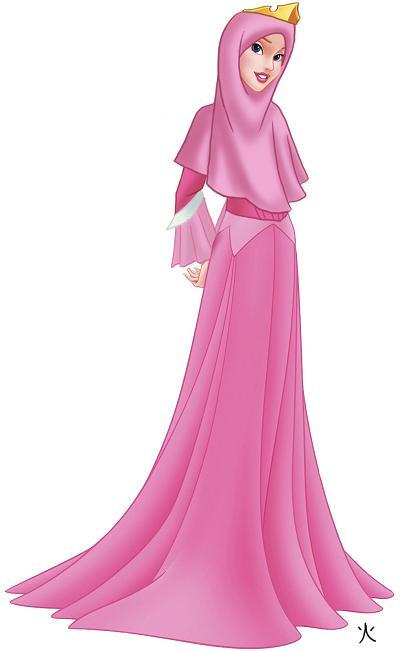 Ketika 10 Karakter Disney ini berhijab ! menurut agan gimana ?