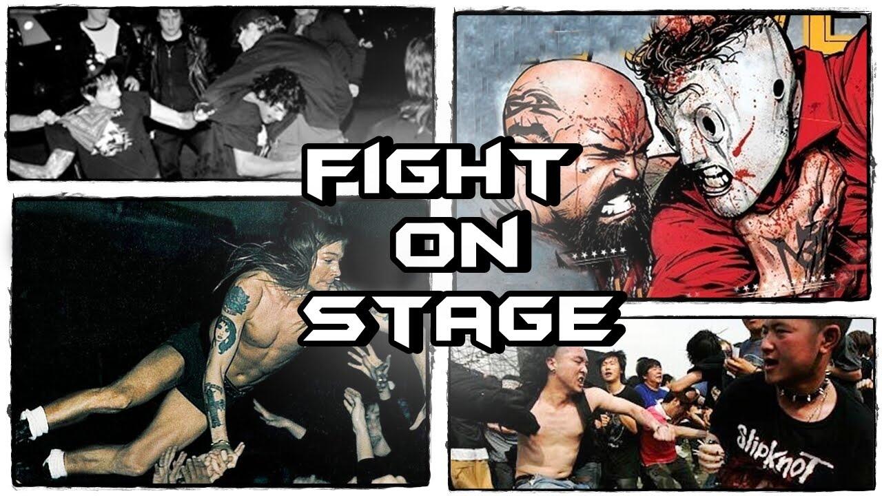 BAND FIGHT ON STAGE