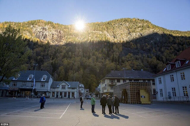 Matahari Buatan di Rjukan Norwegia unik gan