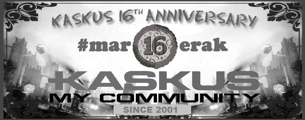 Happy Birthday KASKUS yang ke-16th #mar16erak