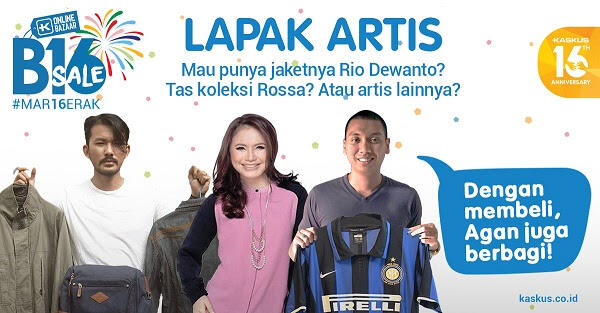 Ketika Artis-atis Ini Jualan di KASKUS Online Bazaar...