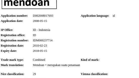 (ASK) Bagaimana pendapat Agan, kalau kata "MENDOAN" jadi eksklusif.