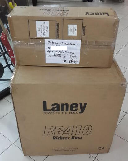 Ampli Bass Head Cabinet Laney Goes To Bandung