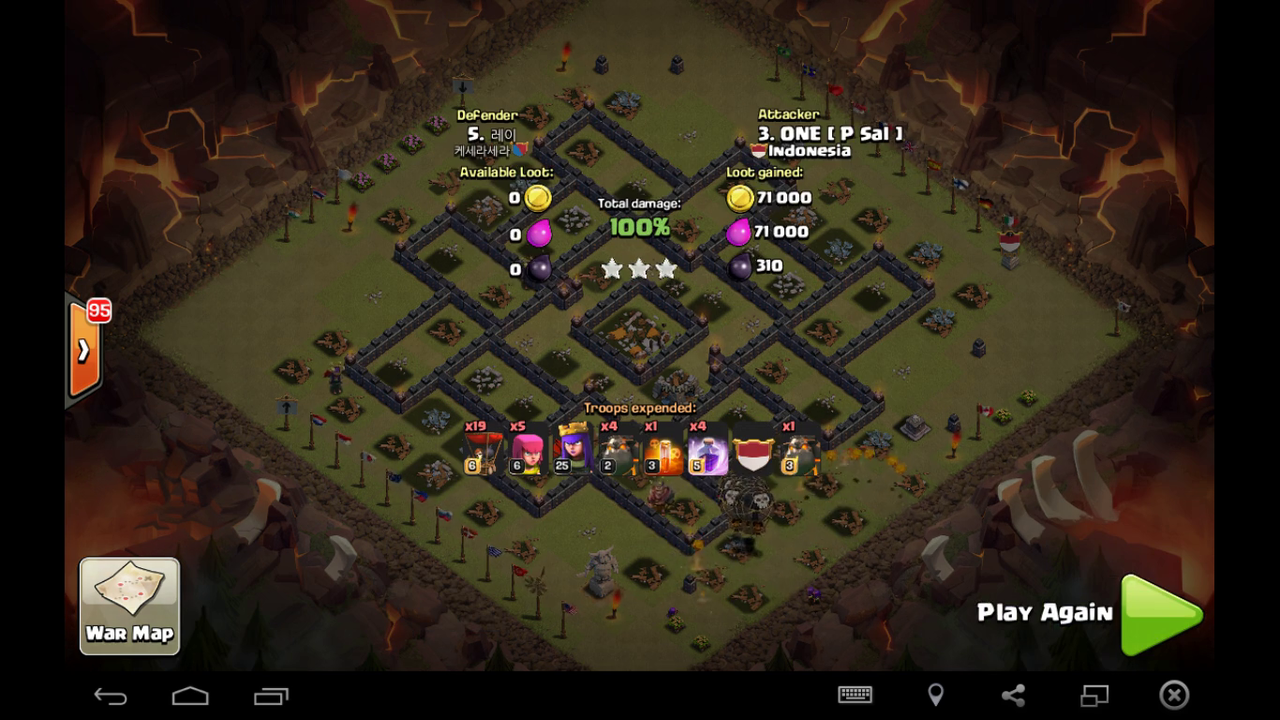 Strategy War Clan Th8 Buat Clasher COC 