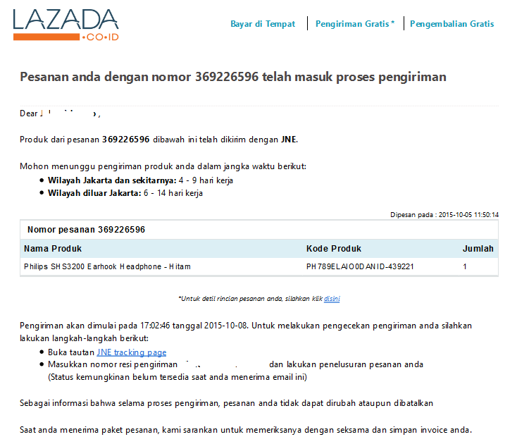 SERVICE BURUK LAZADA !!!