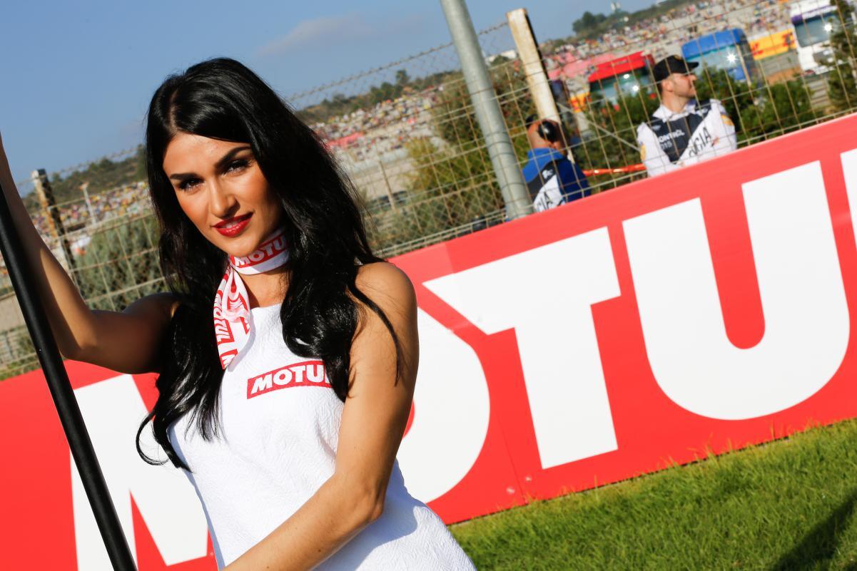 Paddock Girl MOTO GP 2015 GP Valencia Spain