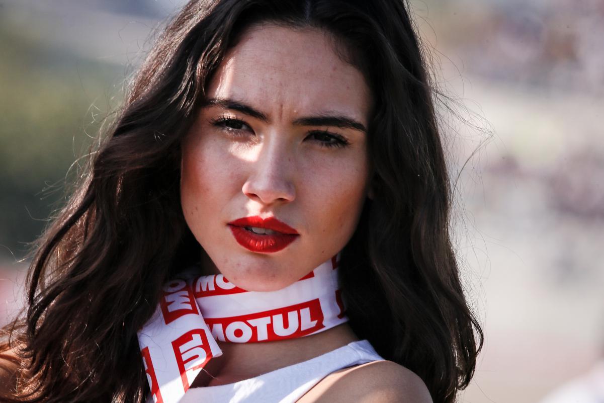 Paddock Girl MOTO GP 2015 GP Valencia Spain