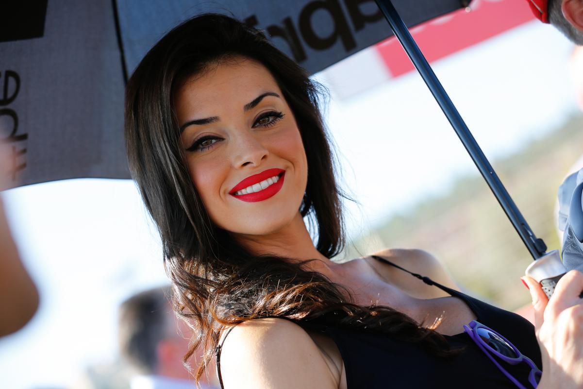 Paddock Girl MOTO GP 2015 GP Valencia Spain