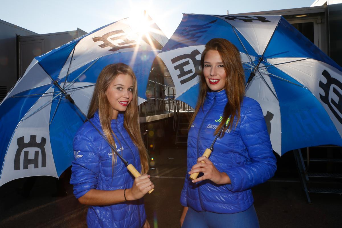 Paddock Girl MOTO GP 2015 GP Valencia Spain