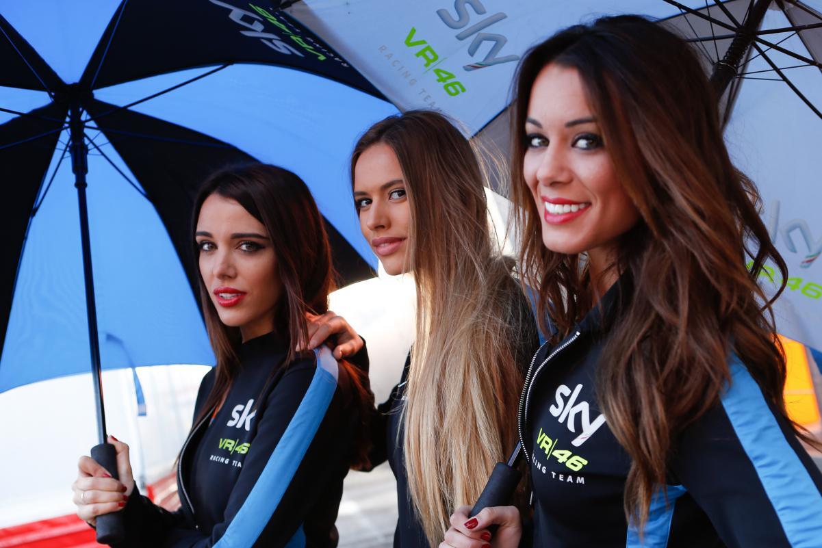 Paddock Girl MOTO GP 2015 GP Valencia Spain