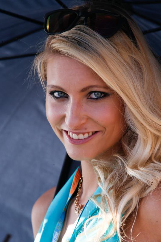 Paddock Girl MOTO GP 2015 GP Valencia Spain