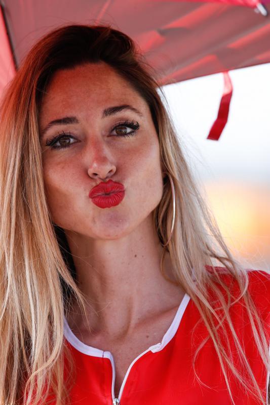 Paddock Girl MOTO GP 2015 GP Valencia Spain