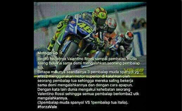 Meme Akhir Drama Rossi vs Marquez vs Lorenzo