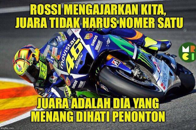 Meme Akhir Drama Rossi vs Marquez vs Lorenzo