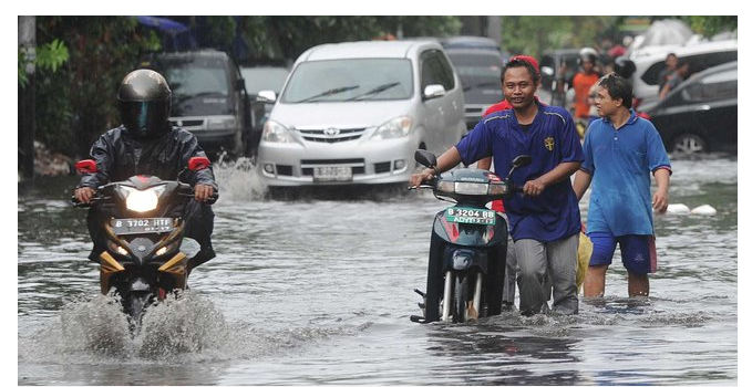 Polisi minta masyarakat aktif lapor genangan air di Musim Hujan