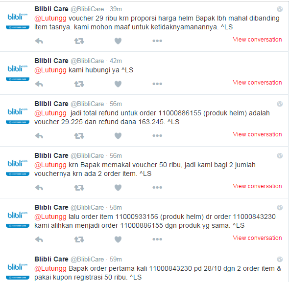 &#91;Surat Terbuka&#93; Kecewa Dengan Pelayanan Blibli.com