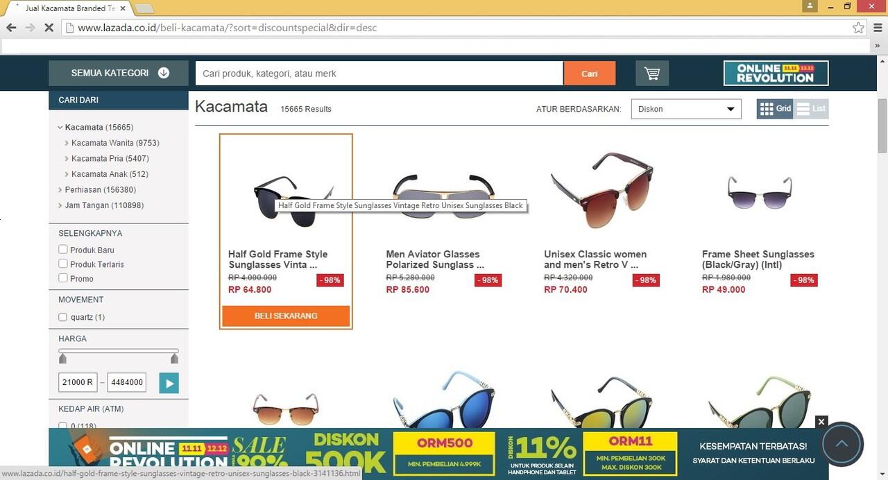 LAZADA Online Revolution Sale Hingga 90 Bohong Bohongan Page 2