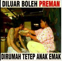 Meme kocak suami takut istri, bikin takut telat pulang rumah