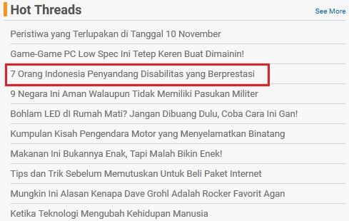 7 Orang Indonesia Penyandang Disabilitas Yang Berprestasi