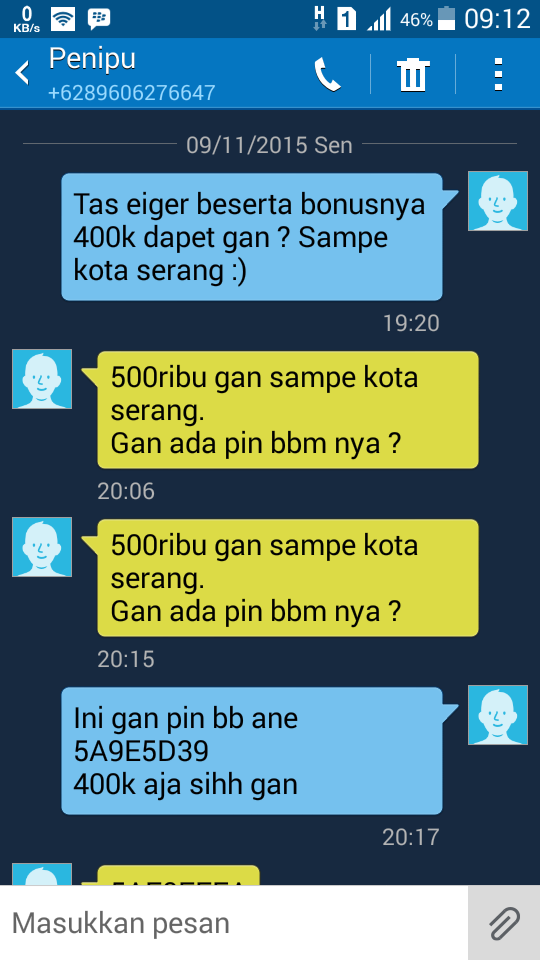 &#91;HELP&#93; Apakah bentuk penipuan ?