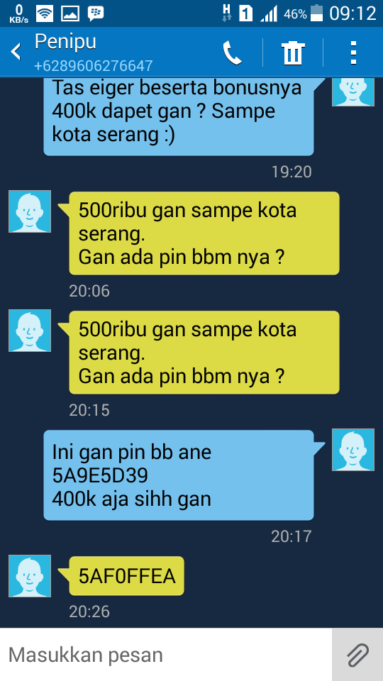 &#91;HELP&#93; Apakah bentuk penipuan ?