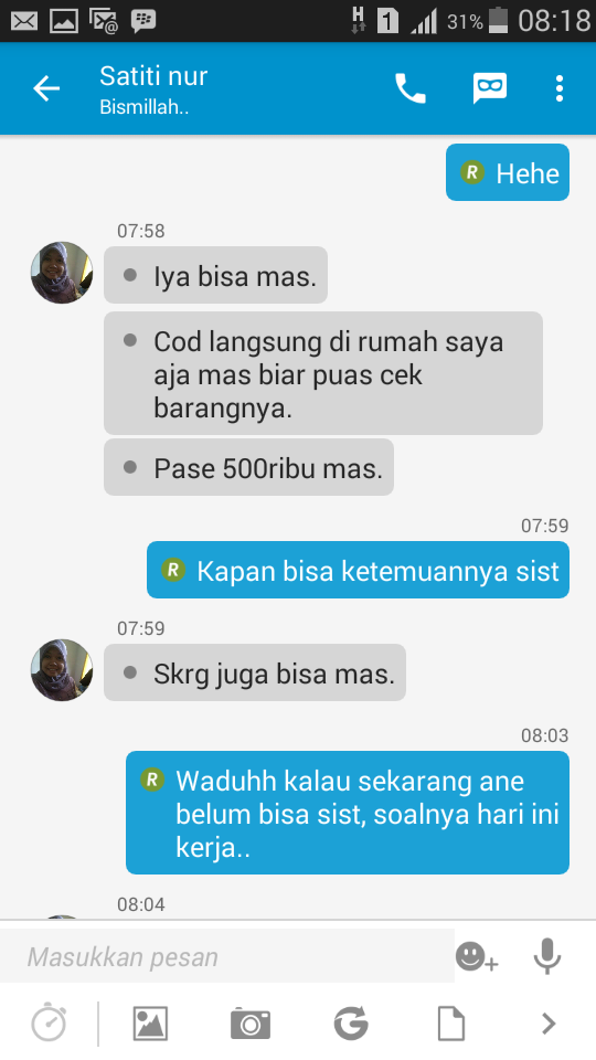 &#91;HELP&#93; Apakah bentuk penipuan ?