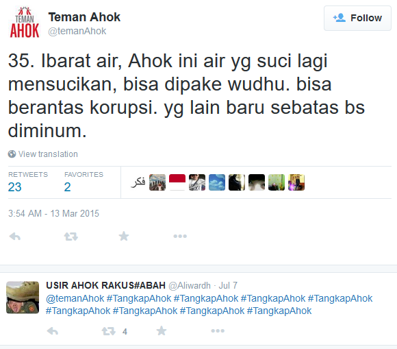(Ahok itu &quot;mensucikan&quot;) Kebohongan Ahok Dibongkar Mantan Bupati Belitung Timur