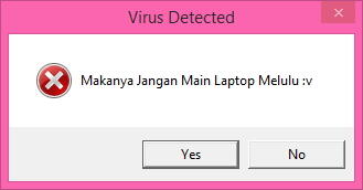 Cara Buat Virus Untuk Kerjain Temen