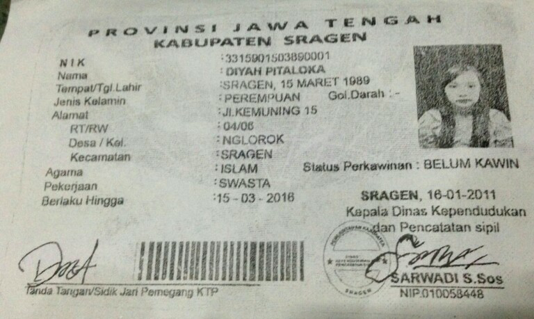 Help / Dicari - Pembantu Ngerampok Di Surabaya, KTP SRAGEN