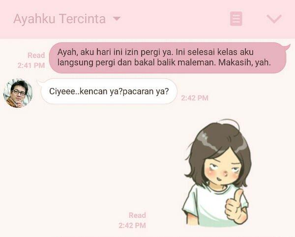 ( special for father's day ) inilah tipe tipe Ayah Berdasarkan Chat dengan anaknya 