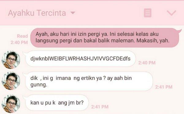 ( special for father's day ) inilah tipe tipe Ayah Berdasarkan Chat dengan anaknya 