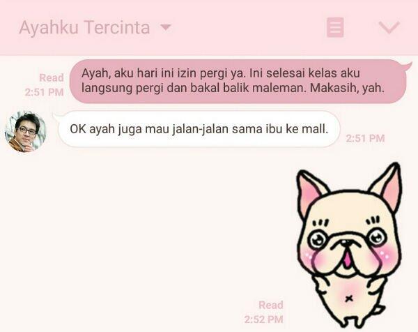 ( special for father's day ) inilah tipe tipe Ayah Berdasarkan Chat dengan anaknya 