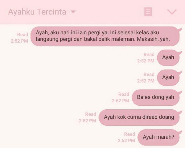 ( special for father's day ) inilah tipe tipe Ayah Berdasarkan Chat dengan anaknya 