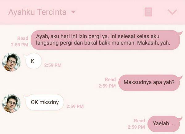 ( special for father's day ) inilah tipe tipe Ayah Berdasarkan Chat dengan anaknya 