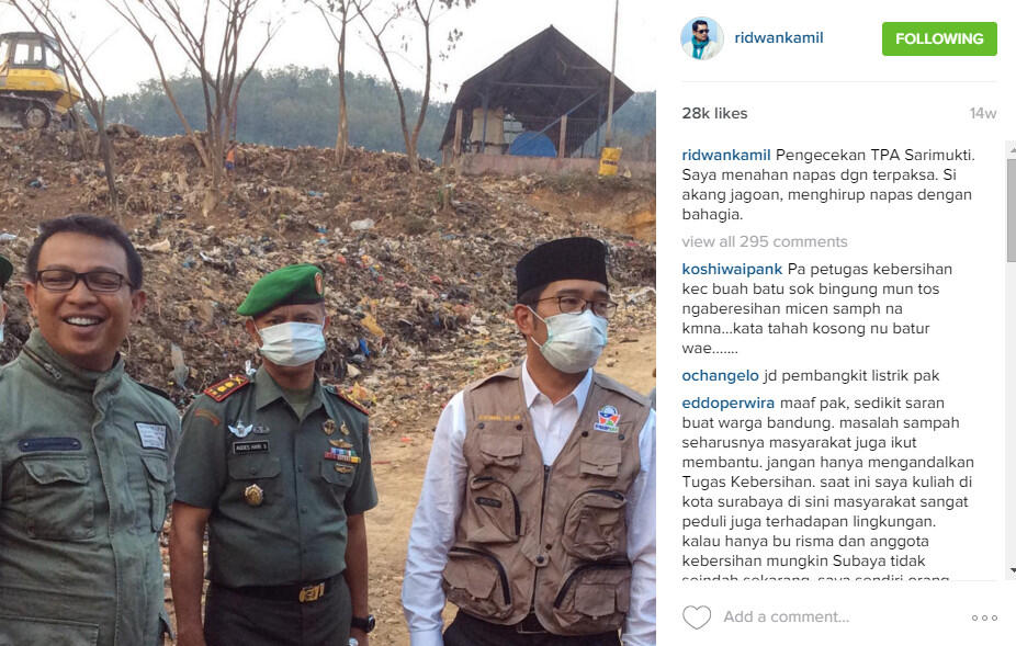 Ha-Ha-Hi-Hi Di Instagram Ridwan Kamil