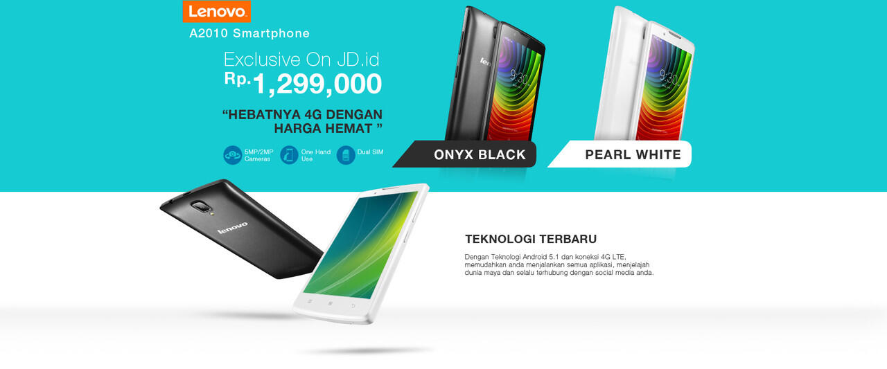 &#91;OFFICIAL LOUNGE&#93; Lenovo A2010 - Smartphone 4G LTE Paling Terjangkau di Kelasnya.